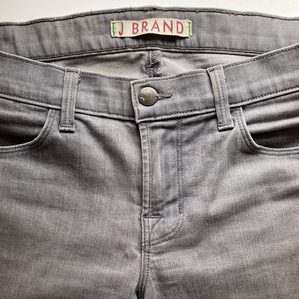 J Brand Skinny Fit Mid Rise Denim Jeans